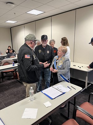 Honorary Partner ceremony for MA VVA Chapter 207 by the MA New Bedford Chapter NSDAR.